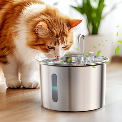 Fontaine pour animaux 2L / 67oz automatique sans BPA avec 11 filtres