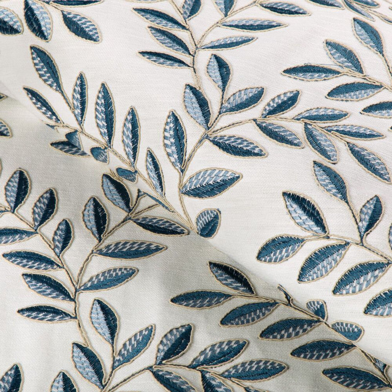Kravet Basics - 37145-3, White/Blue/Indigo