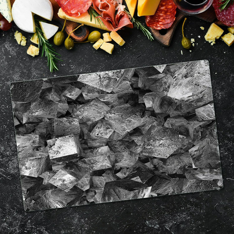 Nahabed Tempered Glass Lumps Chopping Board, 52cm x 60cm