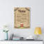 Home Is - Wrapped Canvas Print-58428055