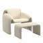 Fauteuil d'appoint avec repose-pieds Gainsborough-1119844164