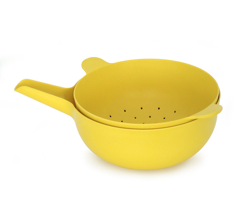 Ensemble de bol et passoire EKOBO, H 5 po x l 8,5 po x P 8,5 po, Lamon