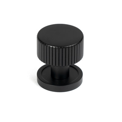 Matt Black Judd Cabinet Knob - 32Mm (Plain)