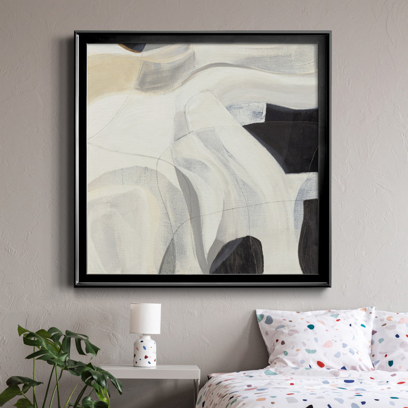 La recherche V - Cadre photo, reproduction d'art sur toile, Blanc, H 30,5 po x l 30,5 po x P 1,5 po