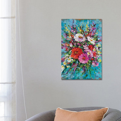 Bouquet IV by Andrej Ostapchuk - Wrapped Canvas Print