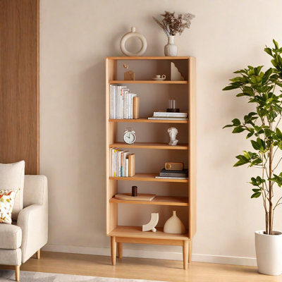 Modern style solid wood bookcase