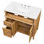 Meuble-lavabo 36 po avec lavabo, meuble-lavabo en bois avec tiroir rabattable, 3 tiroirs, 2 portes à fermeture en douceur-474079449-474079454-474079444