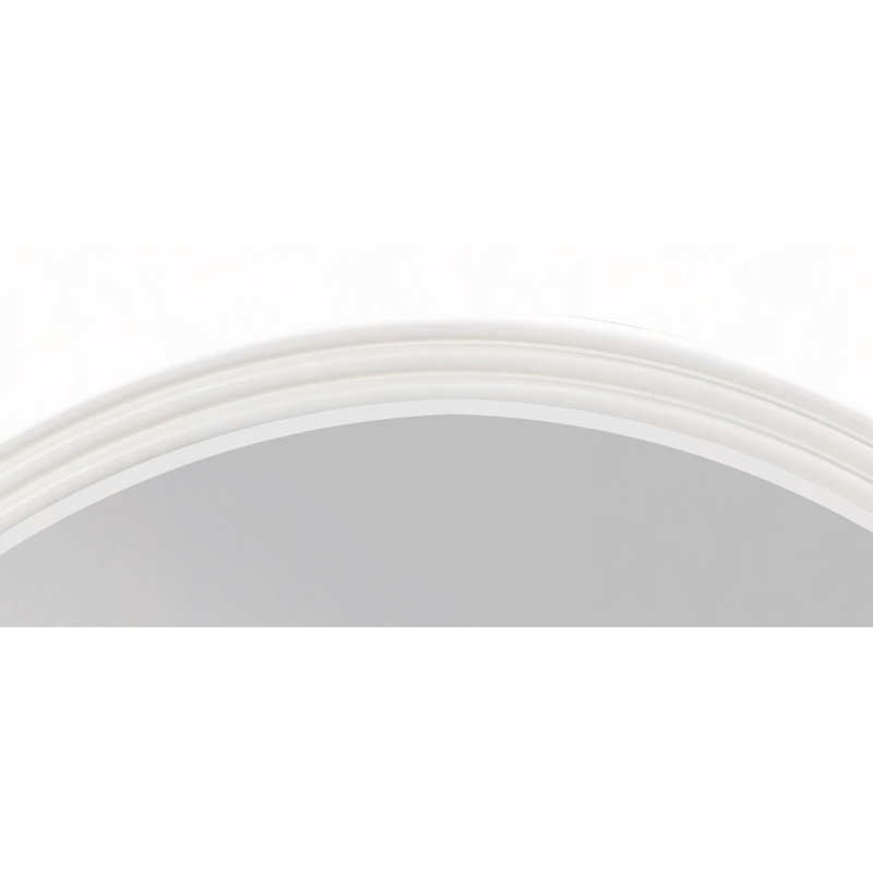 Carena Gray Round Mirror