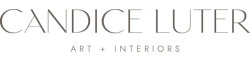 Logo Candice Luter Art + Interiors