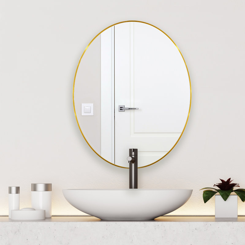 Metal Flat Wall Mirror