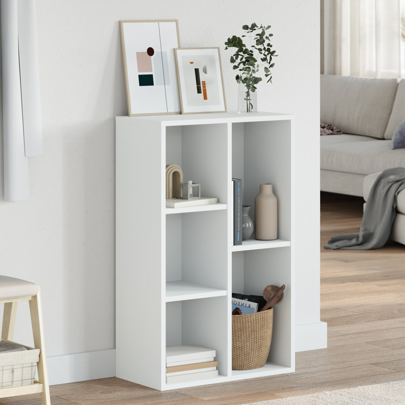 Haydon 203.2cm H x 127cm W Bookcase, White
