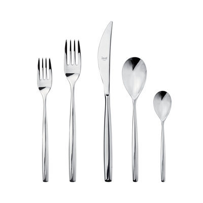Stiria Flatware Set - 5 Pieces - Stainless Steel