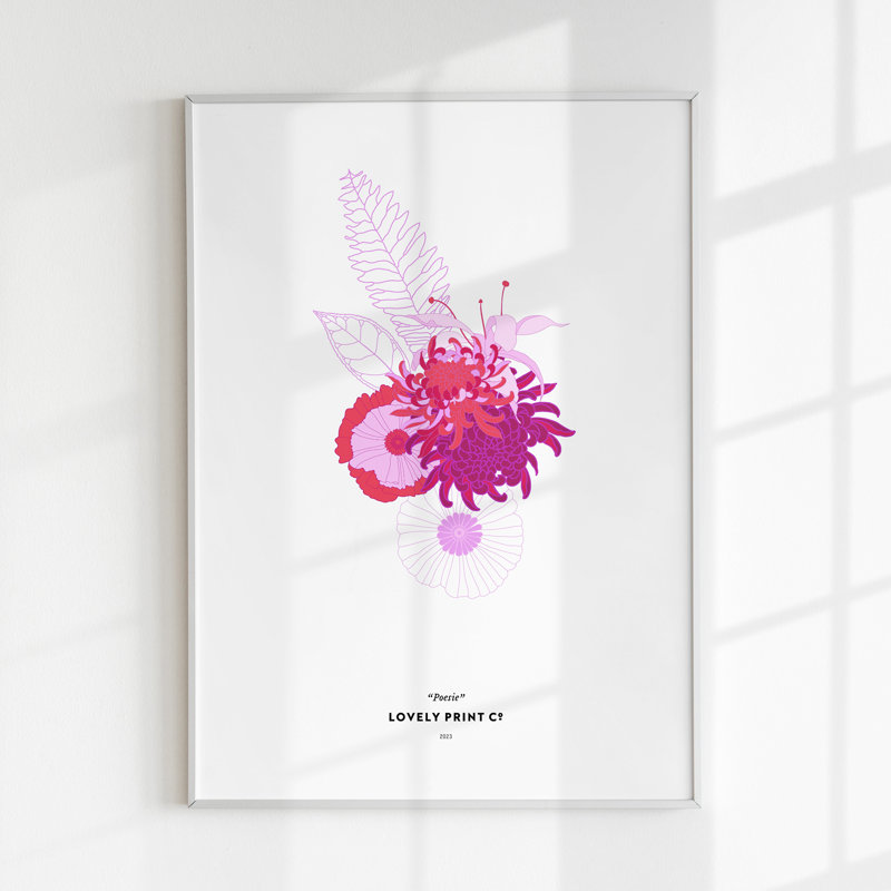 Affiche d'art Poesie