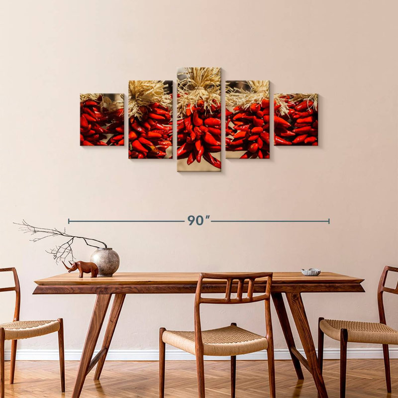 Chili Pepper Spice, 36" H x 80" W