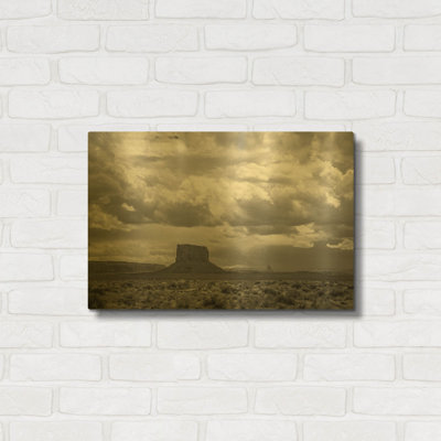 « Monument Valley » de Tim Oldford, tableau mural en métal doré, 61 x 41 cm