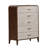 Houston 5-Drawer Accent Chest - Walnut