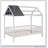 Wood House Bed With Fence-1464594758-1464594757