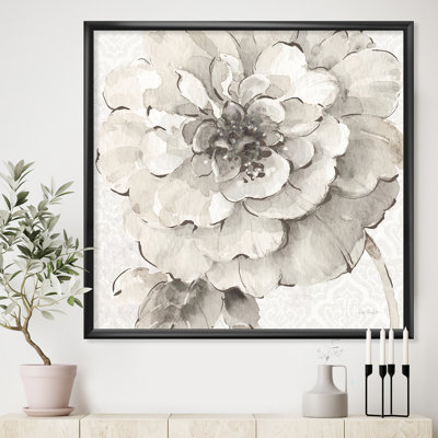« indigold gris pivoines i »-image image sur toile