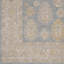 Tapis oriental en polyester tissé à la machine bleu / beige / or Don-1498291702