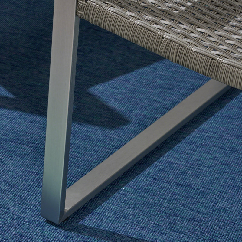 Chaise de patio Aresha, Argent