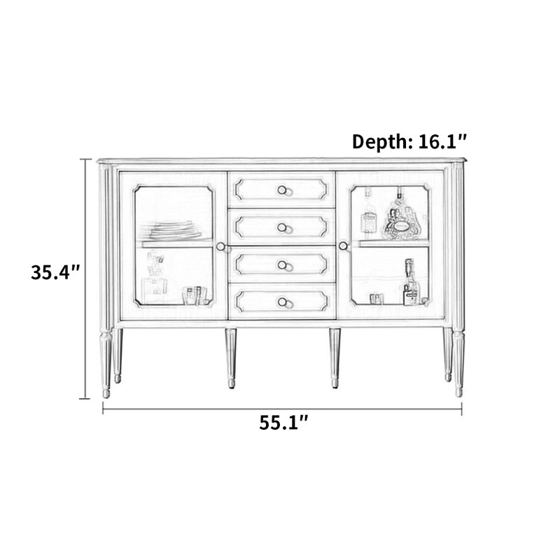 Buffet simple American Home