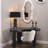 Genta Fiber Resin Asymmetrical Wall Mirror