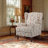 Upholstered Linen Accent Armchair With Solid Wood Leg-1707208681