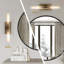 Appliques murales en verre de luxe en laiton Zolee, ensemble de 2 appliques murales en laiton-199857046