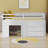 Loft Bed With Drawers And Shelf-459839316