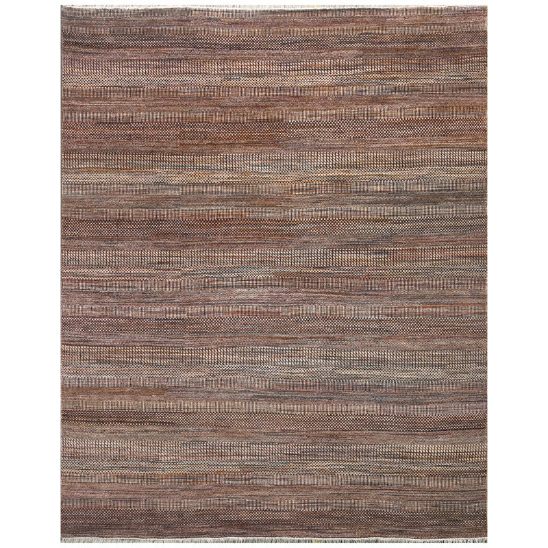 Tapis ivoire et multicolore de haute qualité noué à la main