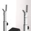 Banc de musculation réglable à pression réglable, gris