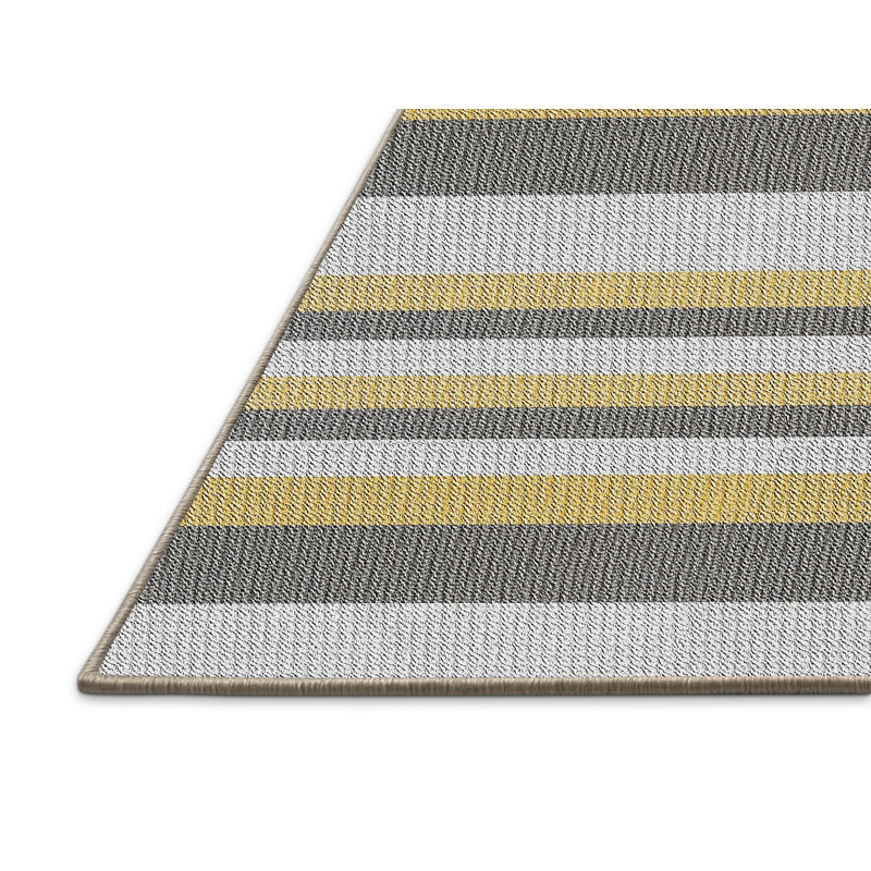 Striped Indoor Rug, Rectangle 8' x 10'