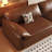 Brownness Genuine Leather Modular Modern sofa