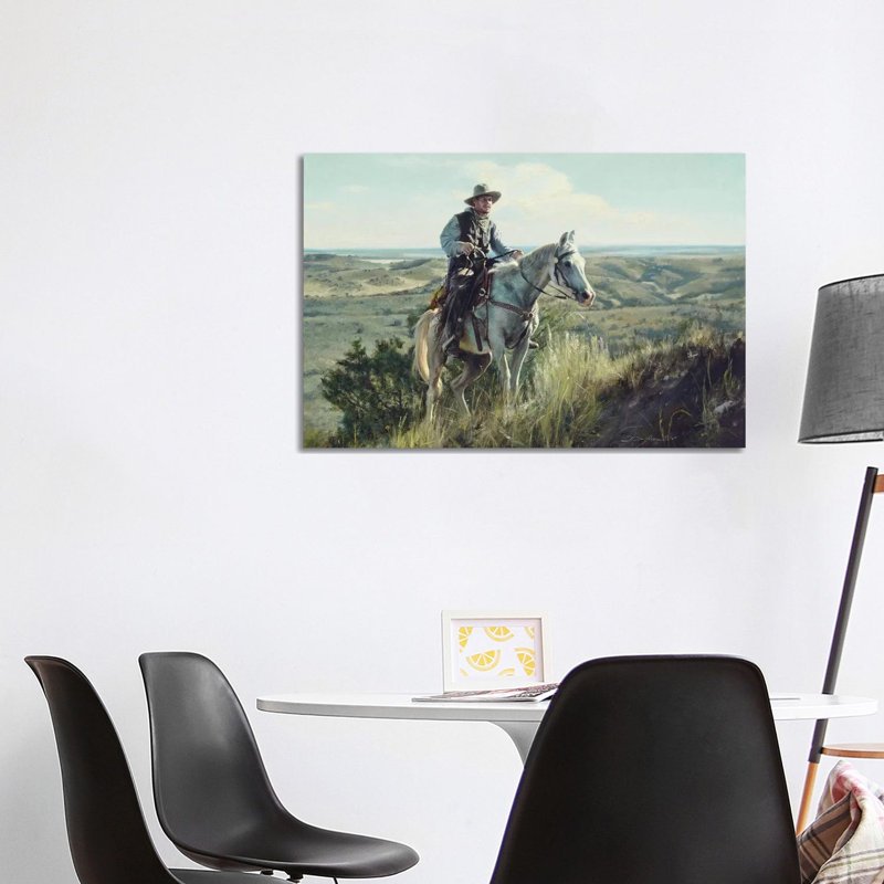 Wrangler Ascending by David Edward Kucera - Wrapped Canvas Print, 101.6 cm H x 66.04 cm W x 1.91 cm D