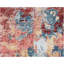 Hand Knotted Abstract Area Rug in Blue/Red/Silver-1967297165