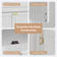 Meuble-lavabo sur pied 30 po avec lavabo en céramique-978537929-978537931