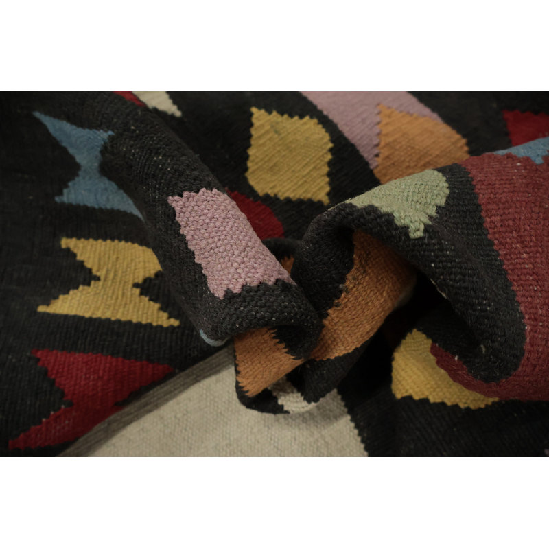Multicoloured Tribal Kilim Area Rug 8x10 Adds Bold Style
