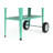 Herstera Metal Galvanized Steel Raised Garden Trolley Planter Mint-56557166