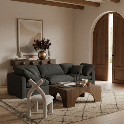 Itala 105" Upholstered Modular Sofa