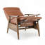 Fauteuil inclinable à accoudoirs en bois-1966182760