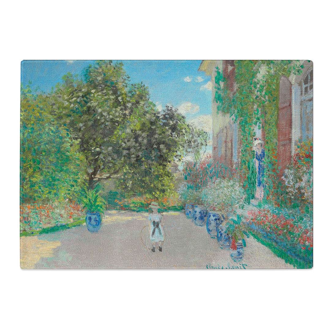 House at Argenteuil by Claude Monet Chopping Board