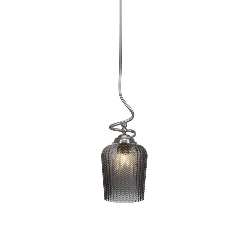 Capri Stem Hung Pendant, Brushed Nickel