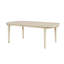 Ensemble de salle à manger 5 pièces en chêne clair, table extensible et chaises rembourrées, mobilier de salle à manger en bois durable