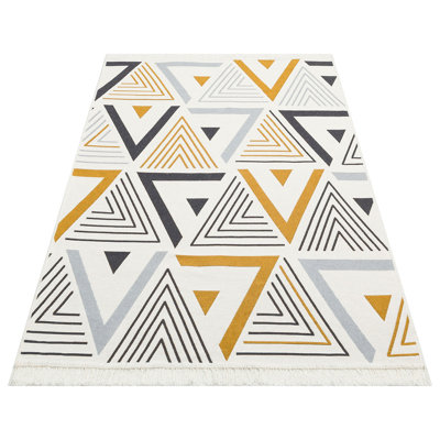 Arya Geometric Hand Woven Area Rug