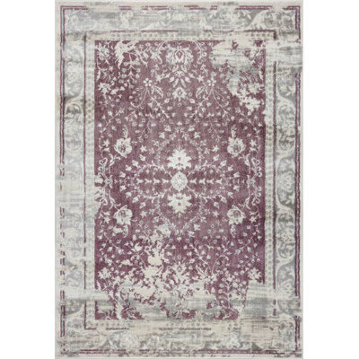 Tapis crème / rose Bunce