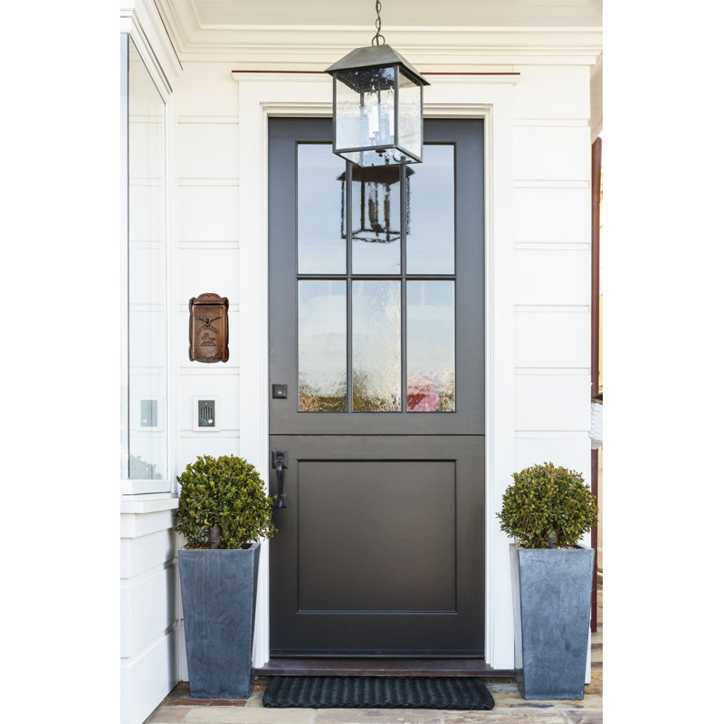 Cara Antique Brown Cast Iron Lockable Wall Mounted Mailbox