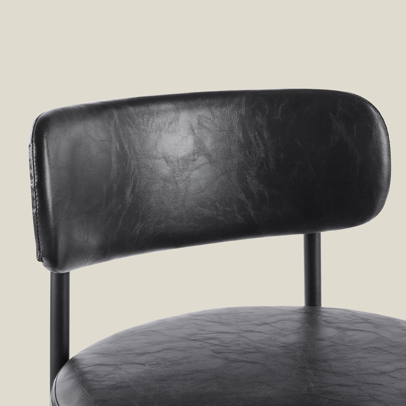 Black Leather Dining Chairs