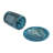 Channeled Blue Swirl Resin Kiddush Cup-589574405