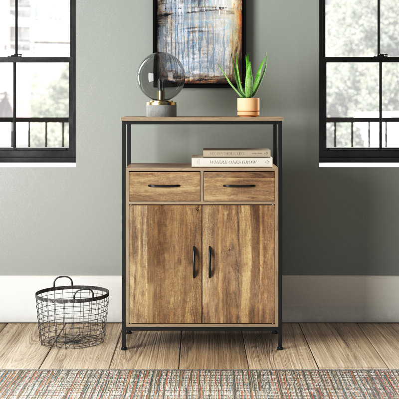 Shelbyville 2 - Door Cabinet, Rustic Brown