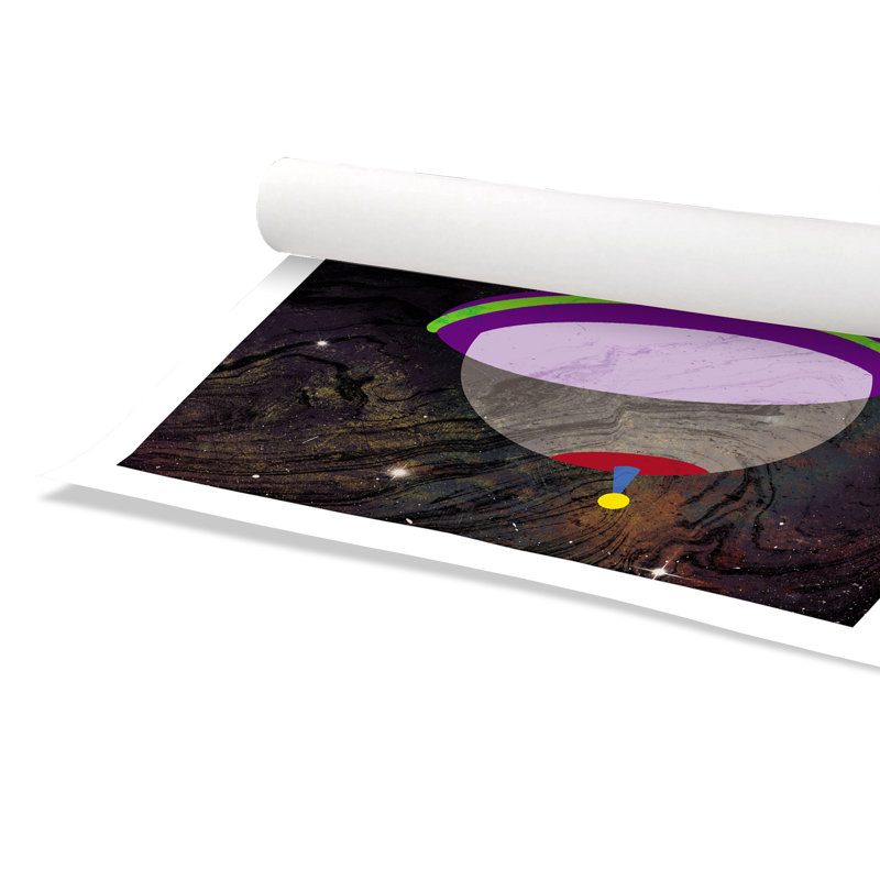 Impression sur papier roulée «Spaceship Adventure Three», H 31 po x l 31 po x P 1 po, Papier